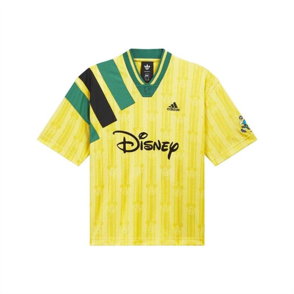 Adidas Mens The Brain Dead Mickey Mouse Disney T-Shirt / Gold